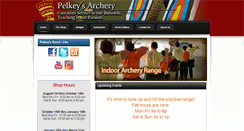 Desktop Screenshot of pelkeysarchery.com